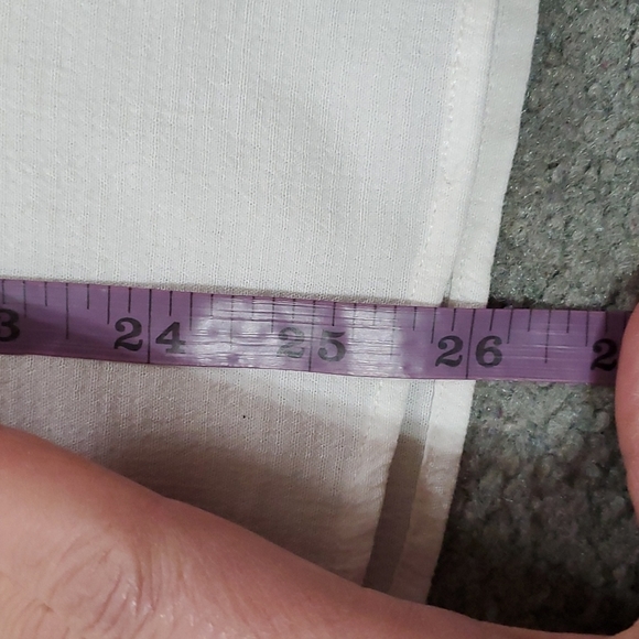 Vintage Christopher and banks blouse. Med white nwot - Picture 6 of 7